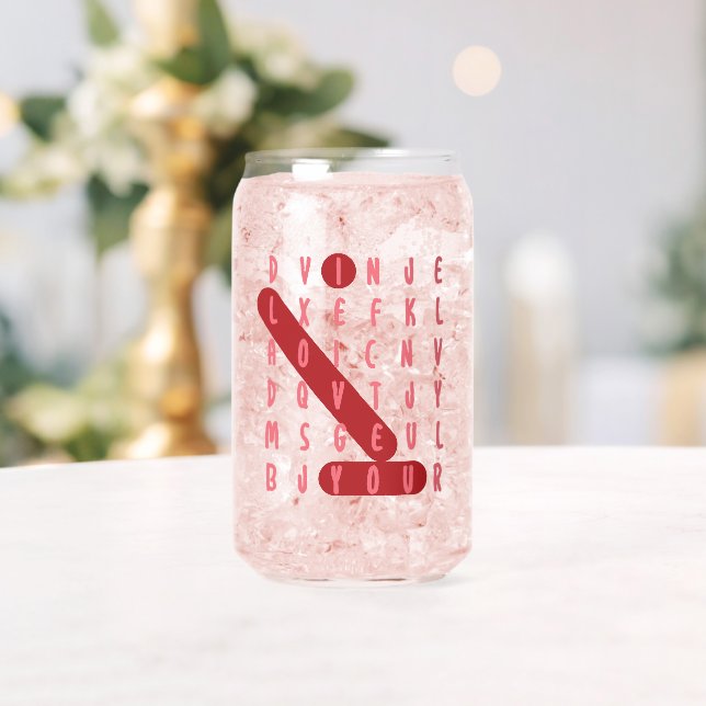 Romantic Cup Can Glass (Insitu (Wedding))