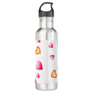Romantic Cute Red Heart      710 Ml Water Bottle