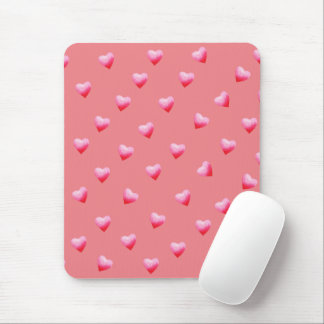 Romantic Cute Red Heart    Mouse Pad