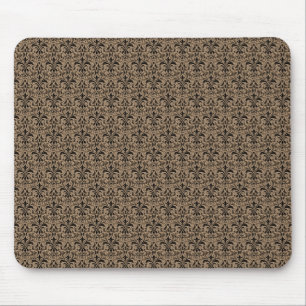 Romantic Damask Mousepad, Chocolate Mouse Pad