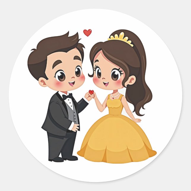 Romantic Dance Sticker (Front)