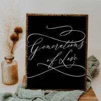 Romantic Dark Black Generations of Love