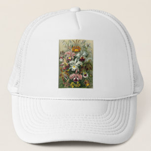 romantic date blossoms rsvp colourful chic trucker hat