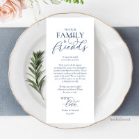 Romantic Dinner Place Setting Thank You Card