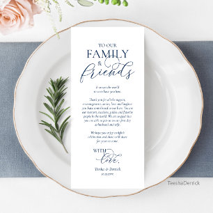 Romantic Dinner Place Setting Thank You Card