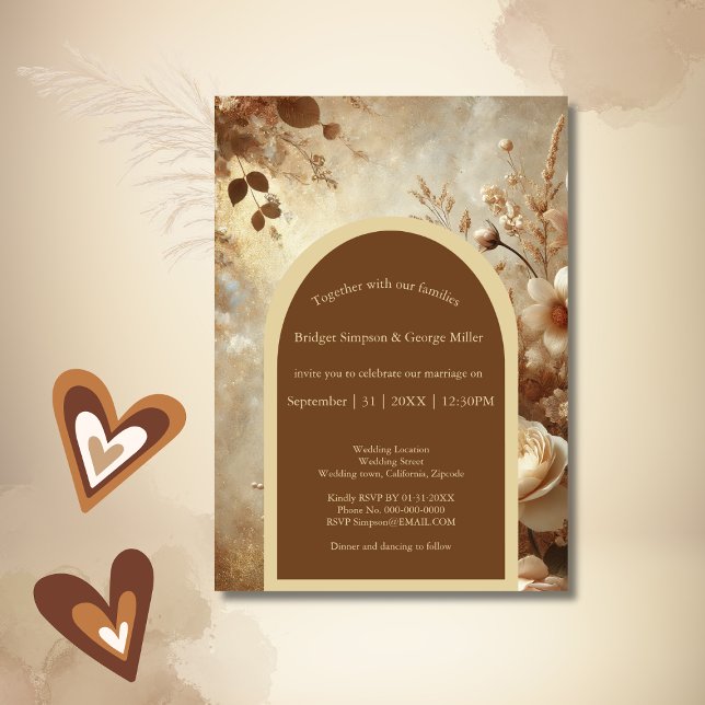 Romantic Dreamy Floral Wedding Invitation (Creator Uploaded)