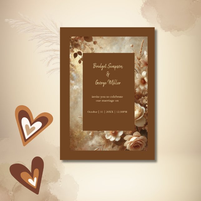 Romantic Dreamy Floral Wedding Invitation (Creator Uploaded)