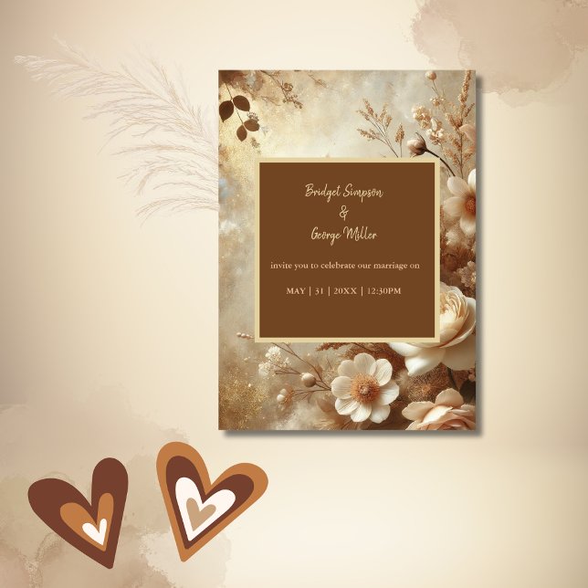 Romantic Dreamy Floral Wedding Invitation (Creator Uploaded)
