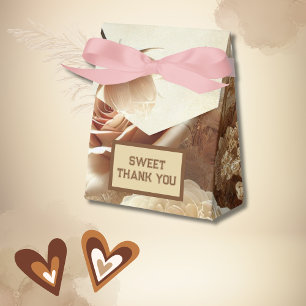 Romantic Dreamy Floral Wedding thank you Favour Box
