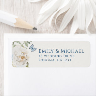 Romantic Dusty Blue Welcome Floral Wedding