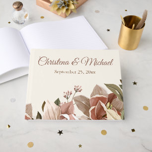 Romantic Dusty Rose Wedding Guest Book