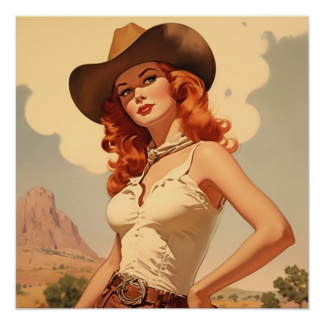 Romantic Dusty Trails: Wild West Whispers Poster (Front)