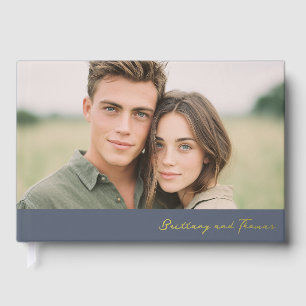 Romantic Earthy Photo Guest Book