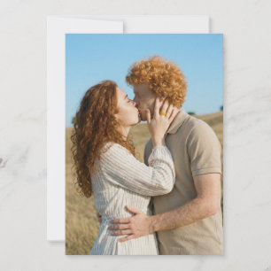 Romantic Earthy Photo Invitation