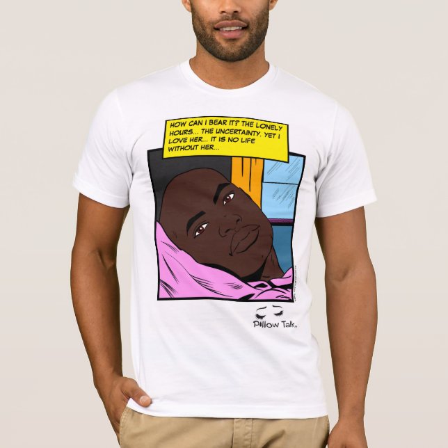 Romantic Echoes Lonely Hours Romance Comic T-Shirt (Front)