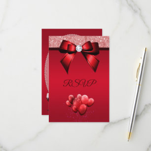 Romantic Elegance Birthday Party RSVP Card