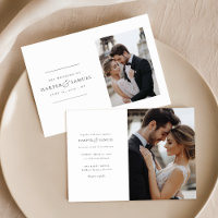 Romantic Elegant 2 Photo Wedding