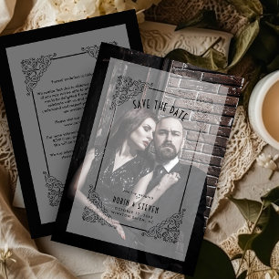 Romantic Elegant Style Luxury Vintage Wedding Save The Date