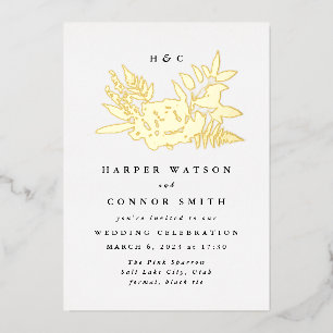 Romantic Elegant Watercolor Muted Floral Wedding