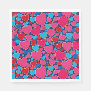 Romantic Elegant Wedding & Bridal Shower Decor Napkin