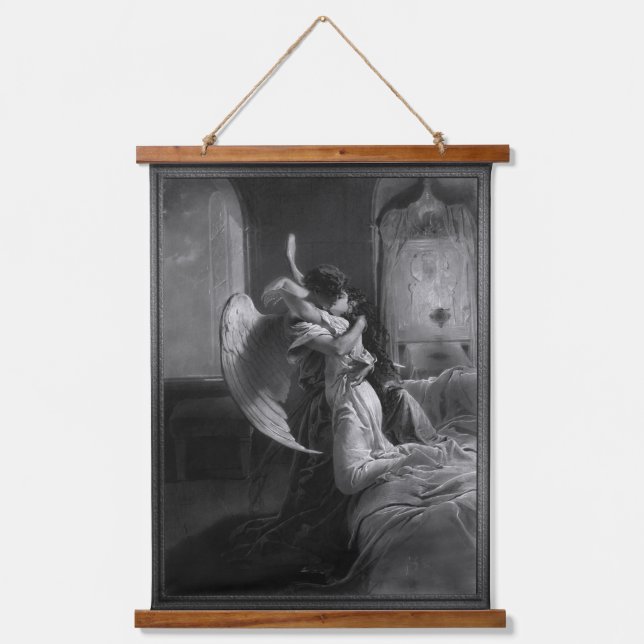 Romantic Encounter by Mihaly von Zichy Hanging Tapestry (Front)