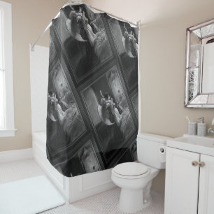 Romantic Encounter by Mihaly von Zichy Shower Curtain