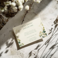 Romantic Eucalyptus Leaves, silver dollar wedding