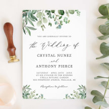 Romantic Eucalyptus Themed Garden Wedding