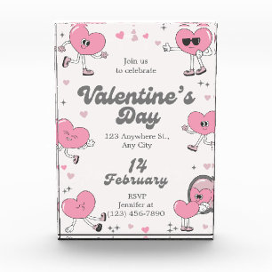 Romantic Every Day is Valentine's Custom Greeting Photo Block