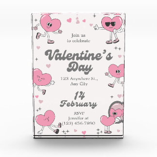 Romantic Every Day is Valentine's Custom Greeting Photo Block