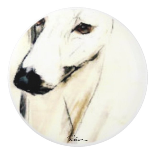 Romantic Eyes . . . Ceramic Knob (Front)