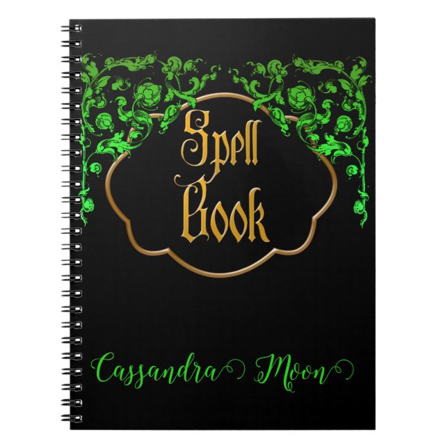 Romantic Fairytale Nature Magic Spell Book (Front)