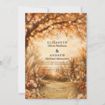Romantic Fall Backyard Wedding