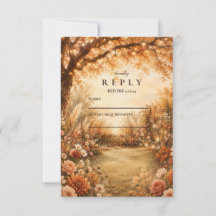 Romantic Fall Backyard Wedding