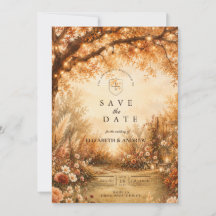 Romantic Fall Backyard Wedding