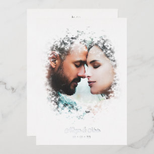 Romantic Fancy Overlay Misty Effect Photo Wedding
