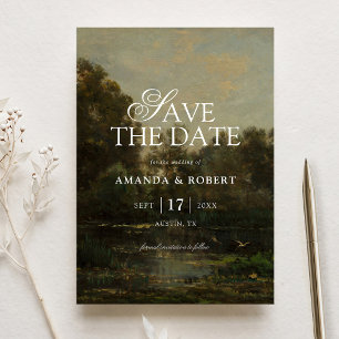 Romantic Fine Art Wedding Save The Date