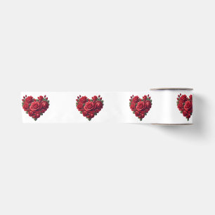 Romantic Floral Art Satin Ribbon