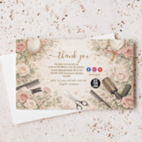 Romantic Floral Hair Studio Branding