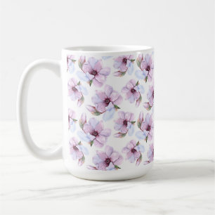 Romantic Floral Pattern Coffee Mug