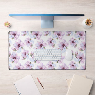 Romantic Floral Pattern Desk Mat