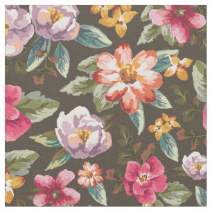 Romantic Floral Pattern   Vintage Flowers Fabric