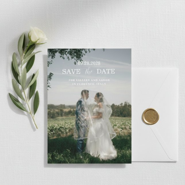 Romantic Florence Italy Destination Wedding   Invitation (Creator Uploaded)