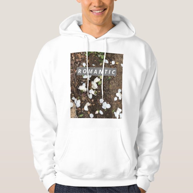 ROMANTIC flower aesthetic egirl eboy style Hoodie (Front)