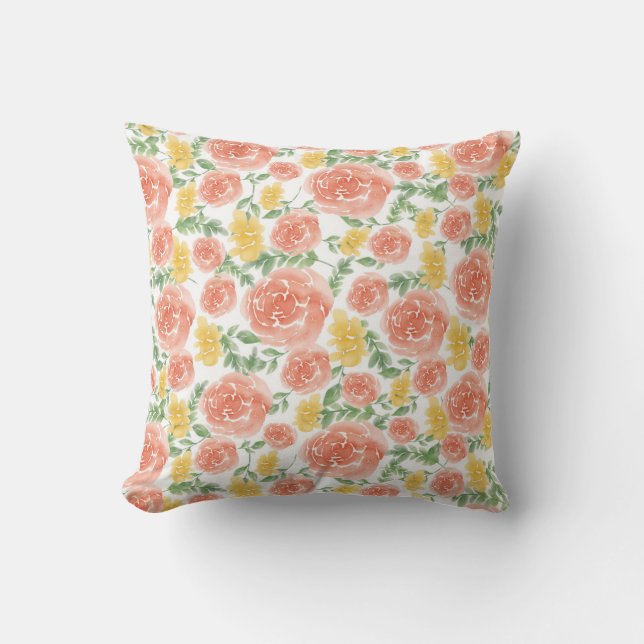 Romantic flower cushion (Front)