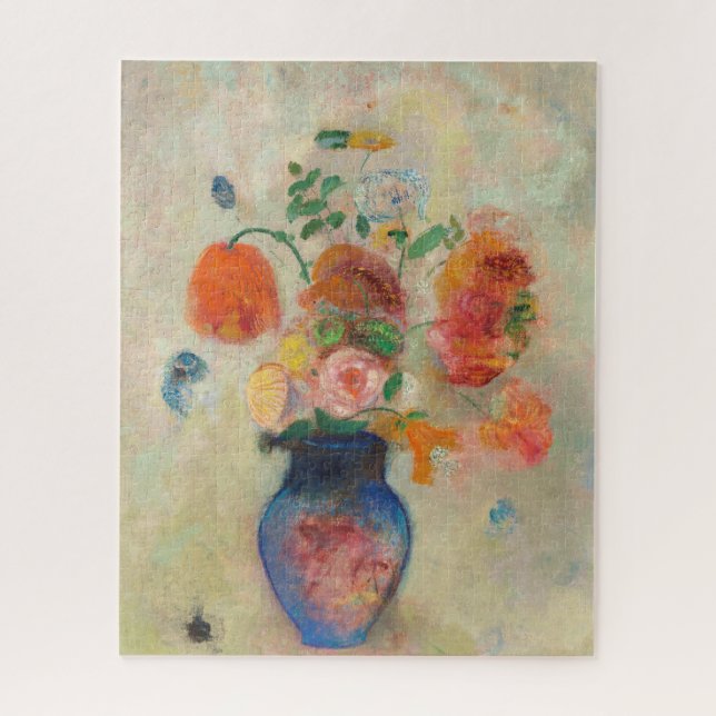Romantic Flowers Bouquet - Odilon Redon Jigsaw Puzzle (Vertical)