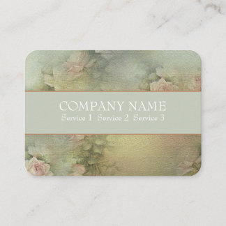 Romantic Flowers - Business Card