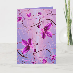 Romantic Flowers Card