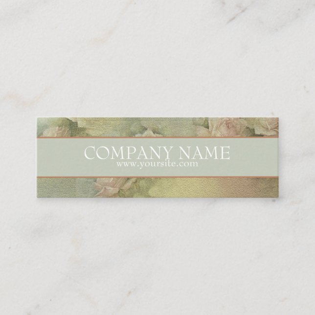 Romantic Flowers - Merchandise Price Tag (Front)