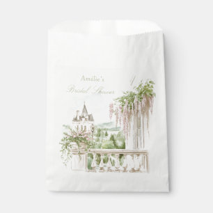 Romantic French Garden Chateau Bridal Shower  Favour Bags